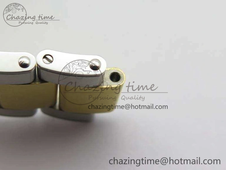Heritage Black Bay SS YG 2017 ZF 1:1 Best Edition Gold Dial On SS Bracelet A2824