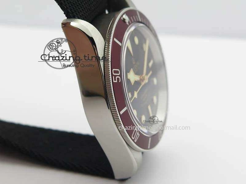Heritage Black Bay ZF 1:1 Best Edition On Nato Strap A2824 V4 ( Free SS Bracelet )