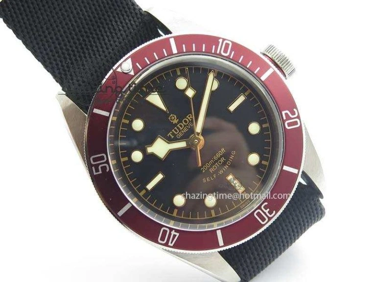 Heritage Black Bay ZF 1:1 Best Edition On Nato Strap A2824 V4 ( Free SS Bracelet )