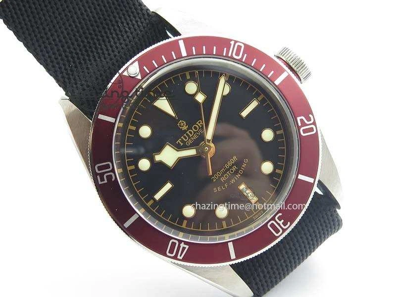 Heritage Black Bay ZF 1:1 Best Edition On Nato Strap A2824 V4 ( Free SS Bracelet )