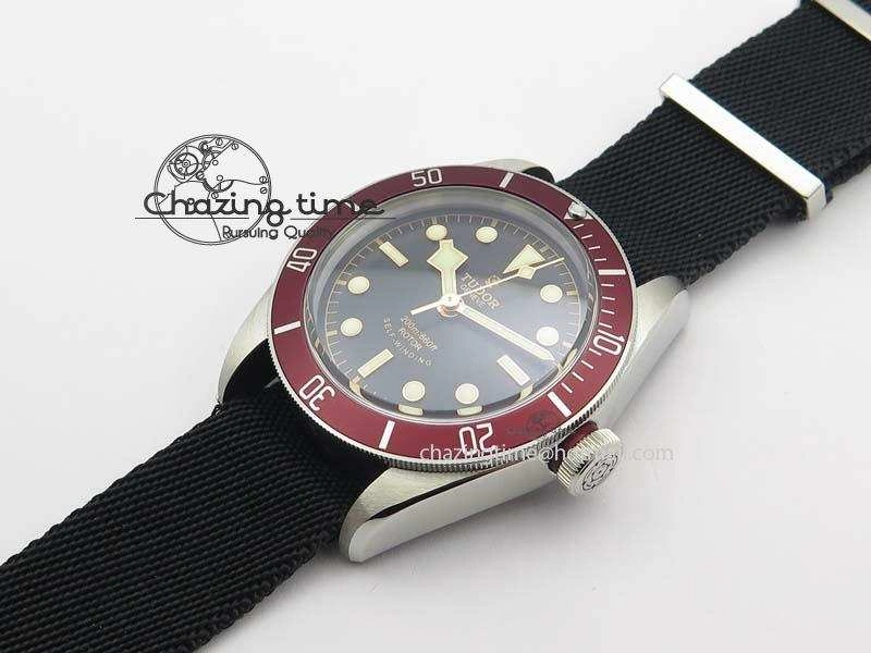 Heritage Black Bay ZF 1:1 Best Edition On Nato Strap A2824 V4 ( Free SS Bracelet )