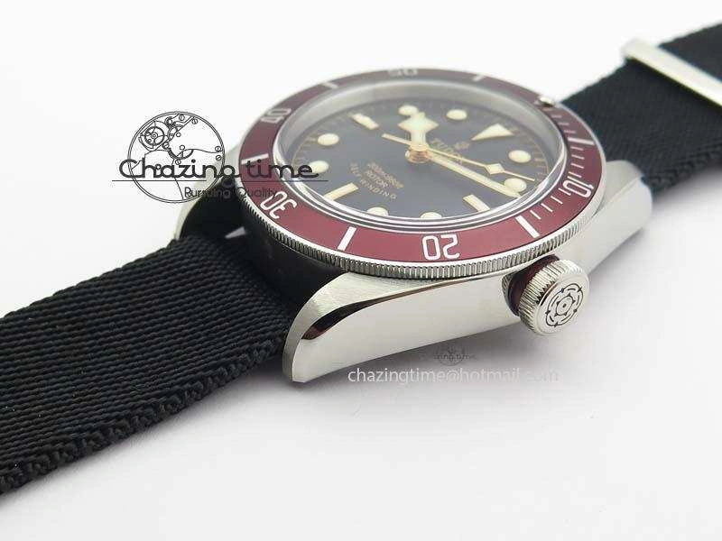 Heritage Black Bay ZF 1:1 Best Edition On Nato Strap A2824 V4 ( Free SS Bracelet )