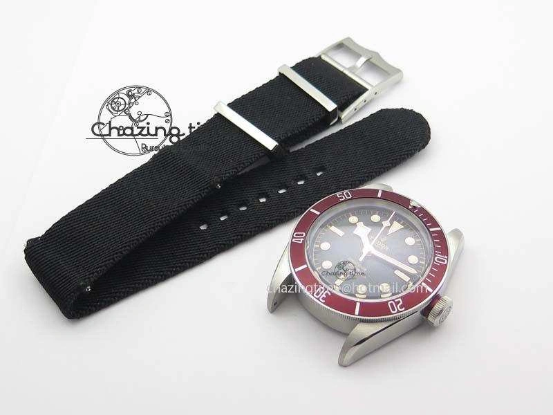 Heritage Black Bay ZF 1:1 Best Edition On Nato Strap A2824 V4 ( Free SS Bracelet )