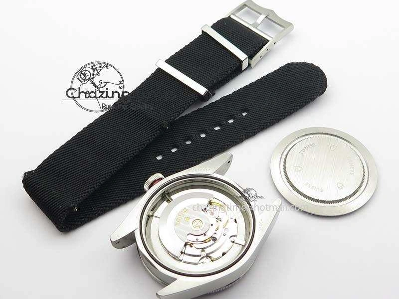 Heritage Black Bay ZF 1:1 Best Edition On Nato Strap A2824 V4 ( Free SS Bracelet )