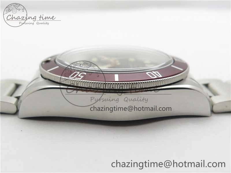 Heritage Black Bay ZF 1:1 Best Edition on Bracelet A2824 ( Red )