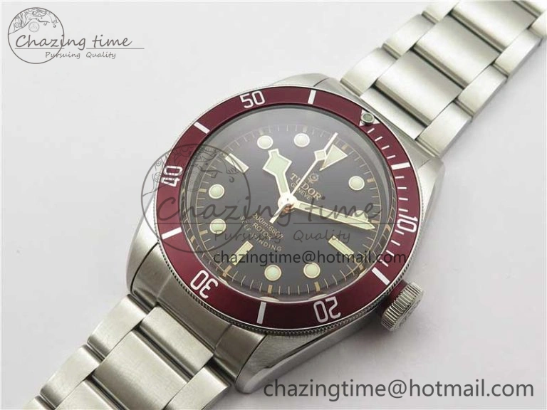 Heritage Black Bay ZF 1:1 Best Edition on Bracelet A2824 ( Red )