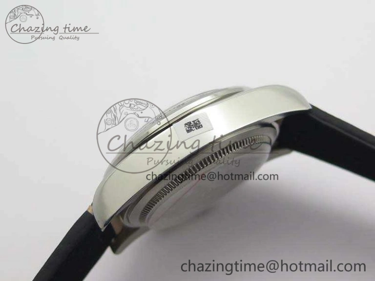 Heritage Chrono 79350 SS Best Edition Black Dial On Leather Strap A7750