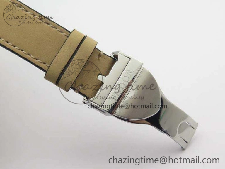 Heritage Chrono 79350 SS Best Edition Black Dial On Leather Strap A7750