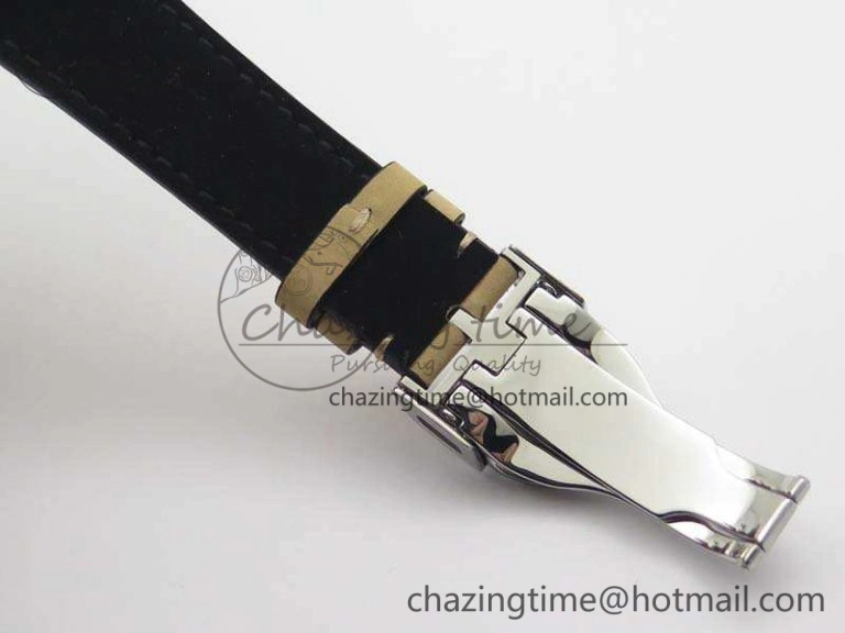Heritage Chrono 79350 SS Best Edition Black Dial On Leather Strap A7750