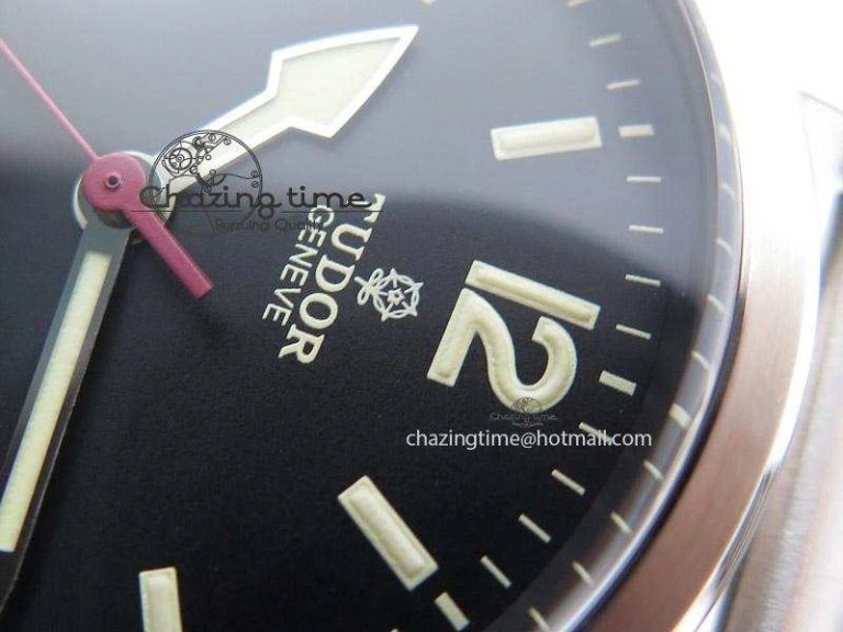 Heritage Ranger SS V6F 1:1 Best Edition Black Dial on SS Bracelet A2824 V2