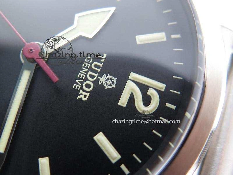 Heritage Ranger SS V6F 1:1 Best Edition Black Dial on SS Bracelet A2824 V2