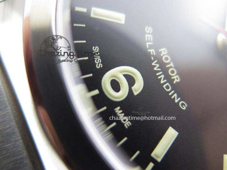 Heritage Ranger SS V6F 1:1 Best Edition Black Dial on SS Bracelet A2824 V2