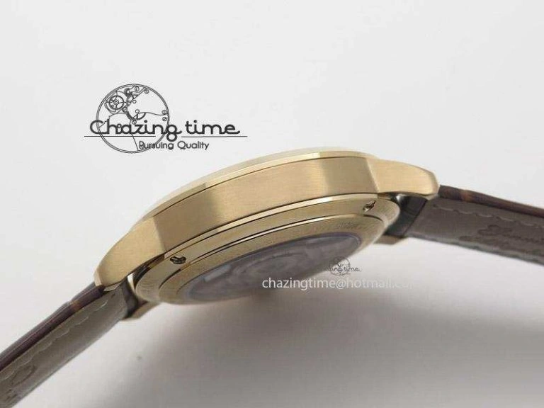 Heritage Spirit Moonphase RG Silver Dial On Brown Leather Strap MIYOTA 9015