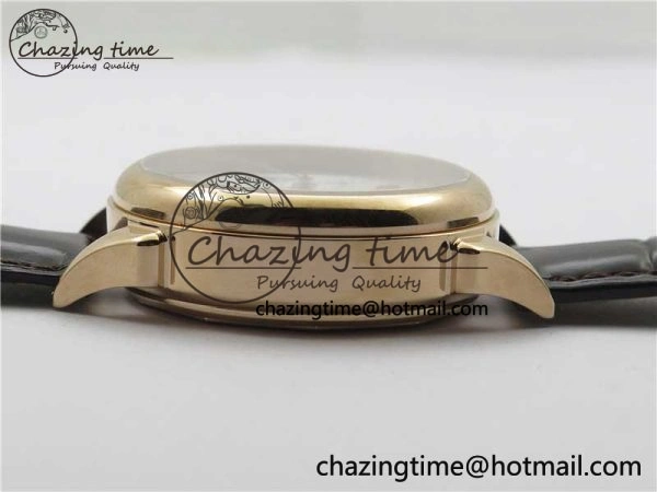 Historiques 5000H RG AIF White Dial on Brown Leather Strap A7750