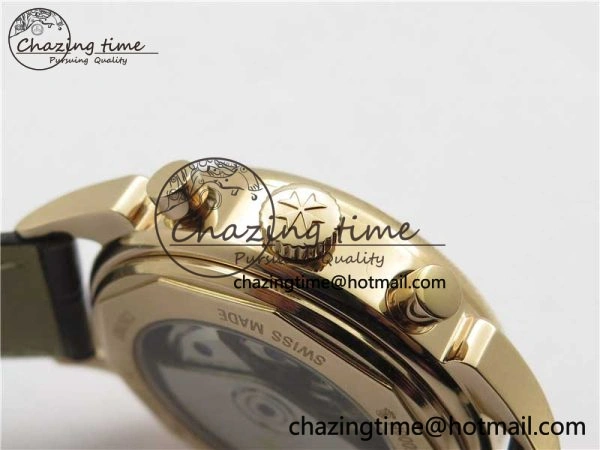 Historiques 5000H RG AIF White Dial on Brown Leather Strap A7750