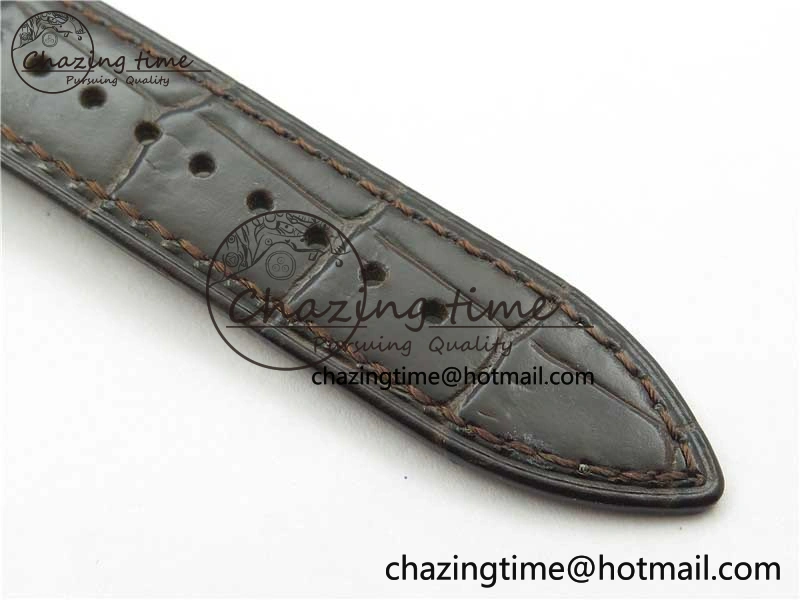 Historiques 5000H RG AIF White Dial on Brown Leather Strap A7750