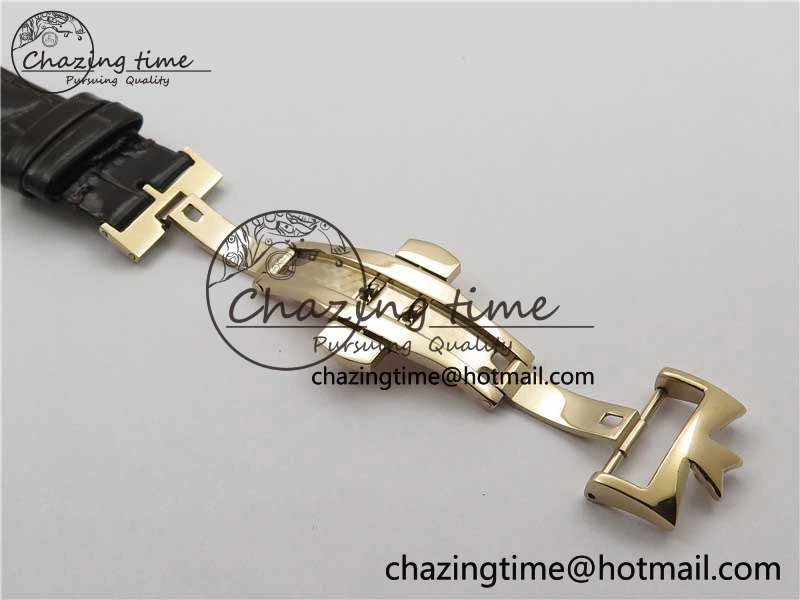 Historiques 5000H RG AIF White Dial on Brown Leather Strap A7750