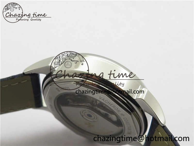 Historiques 5000H SS OXF White Blue Dial on Blue Leather Strap A7750