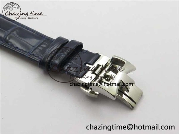 Historiques 5000H SS OXF White Blue Dial on Blue Leather Strap A7750