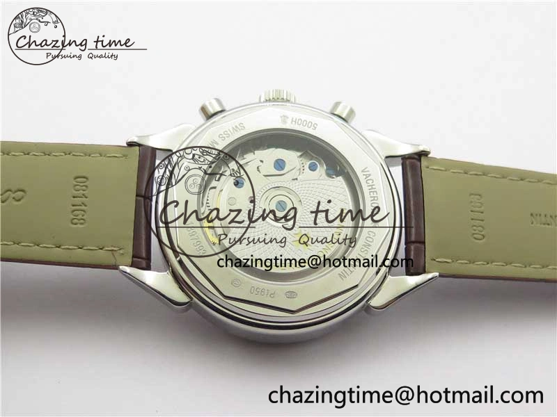 Historiques 5000H SS OXF White Dial on Brown Leather Strap A7750