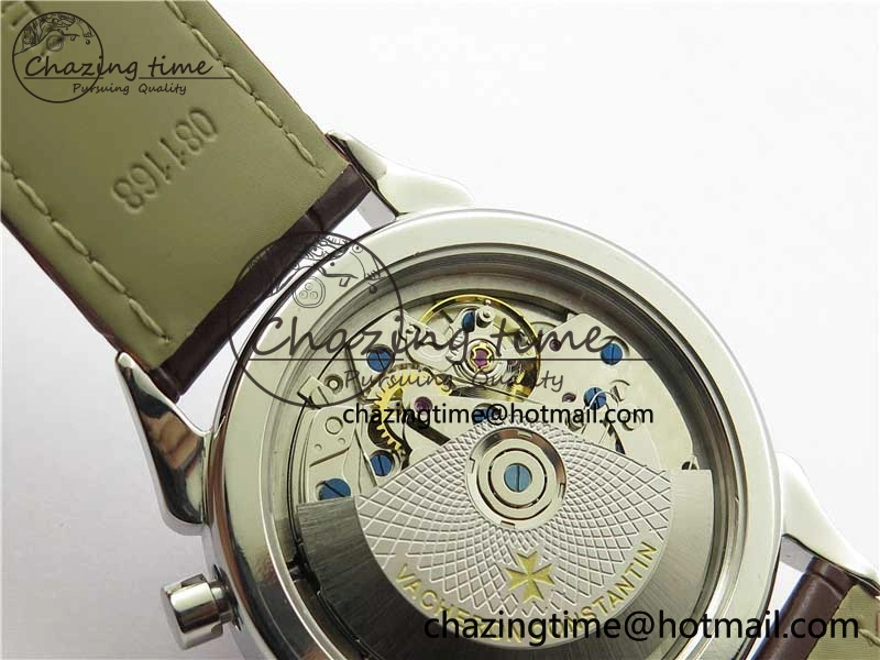 Historiques 5000H SS OXF White Dial on Brown Leather Strap A7750