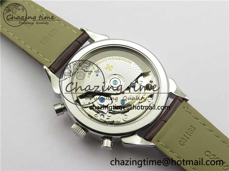 Historiques 5000H SS OXF White Dial on Brown Leather Strap A7750
