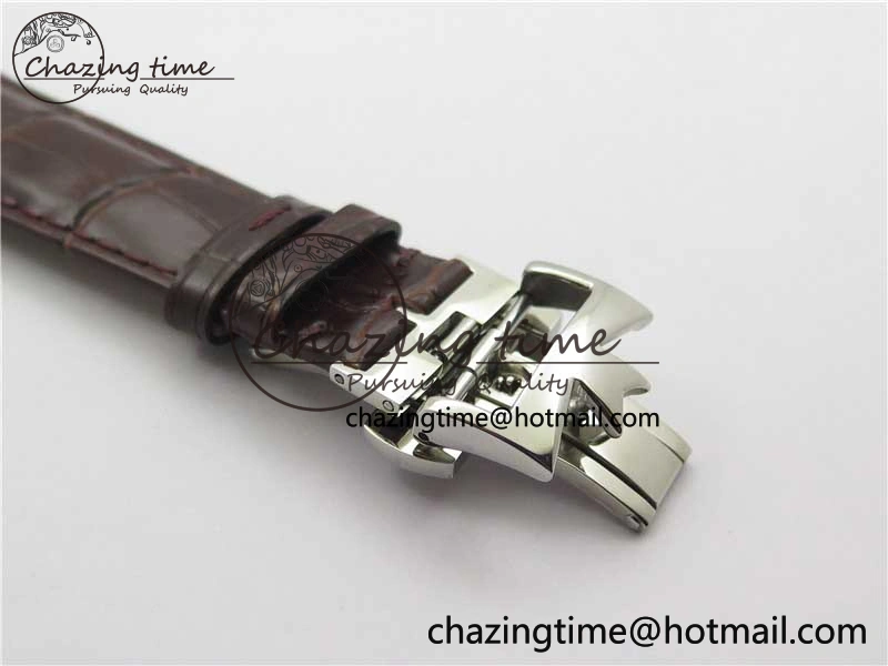 Historiques 5000H SS OXF White Dial on Brown Leather Strap A7750