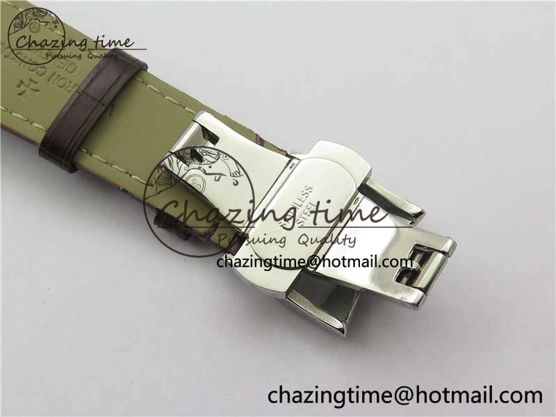 Historiques 5000H SS OXF White Dial on Brown Leather Strap A7750