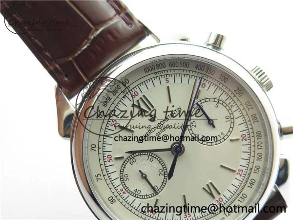 Historiques 5000H SS OXF White Dial on Brown Leather Strap A7750