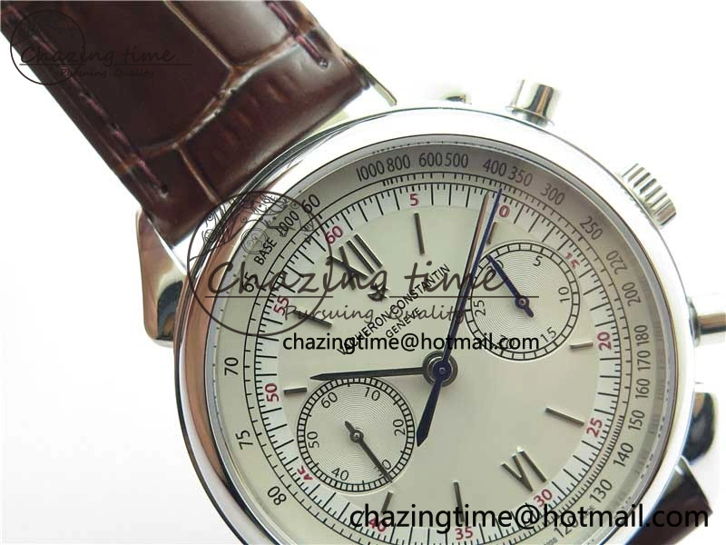 Historiques 5000H SS OXF White Dial on Brown Leather Strap A7750