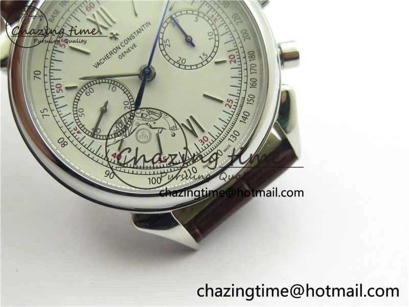 Historiques 5000H SS OXF White Dial on Brown Leather Strap A7750