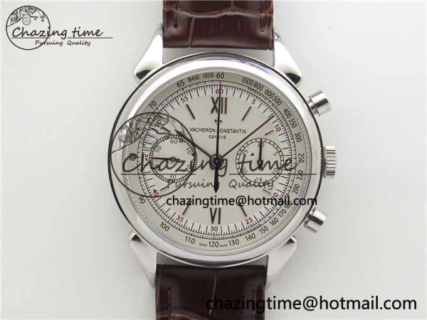 Historiques 5000H SS OXF White Dial on Brown Leather Strap A7750