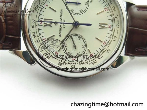 Historiques 5000H SS OXF White Dial on Brown Leather Strap A7750