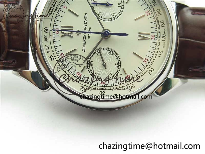 Historiques 5000H SS OXF White Dial on Brown Leather Strap A7750