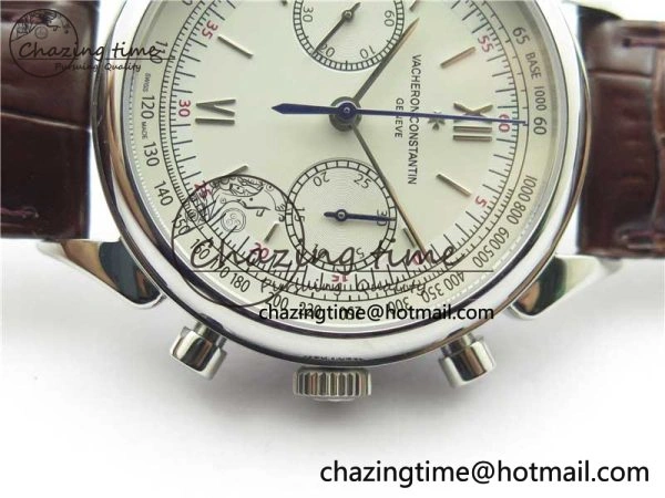Historiques 5000H SS OXF White Dial on Brown Leather Strap A7750