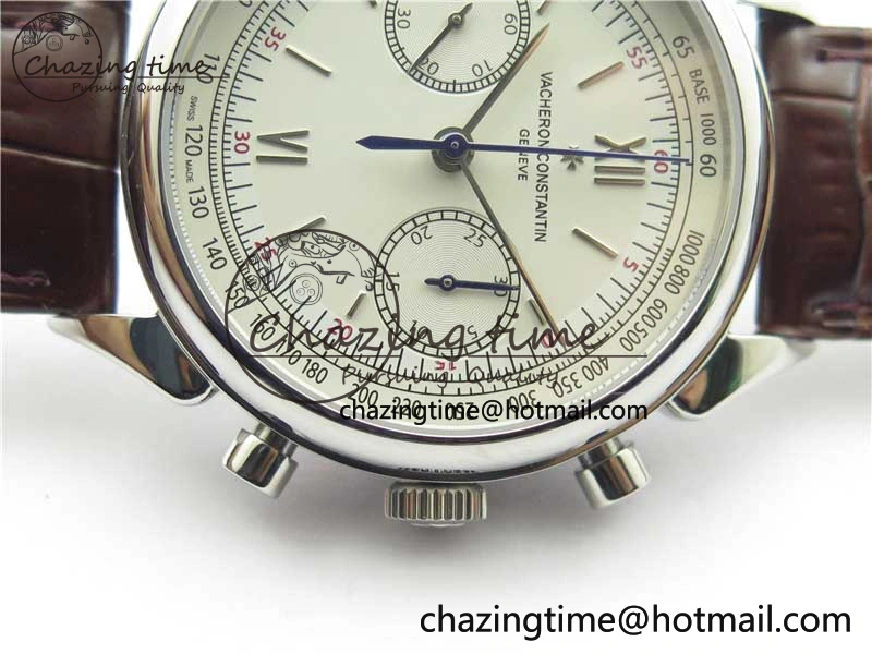 Historiques 5000H SS OXF White Dial on Brown Leather Strap A7750