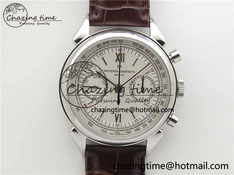 Historiques 5000H SS OXF White Dial on Brown Leather Strap A7750