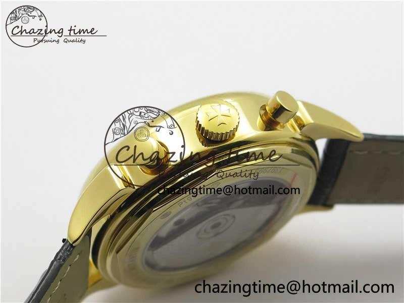 Historiques 5000H YG AIF White Dial on Black Leather Strap A7750