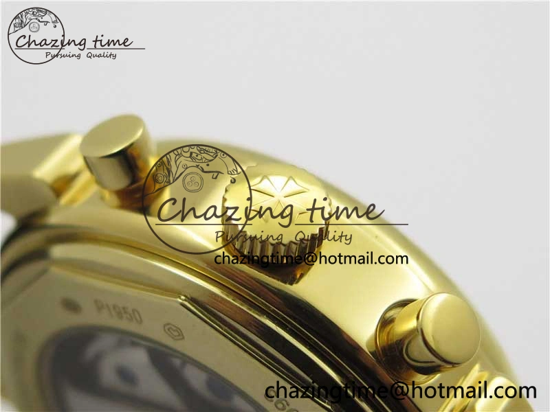 Historiques 5000H YG AIF White Dial on Black Leather Strap A7750
