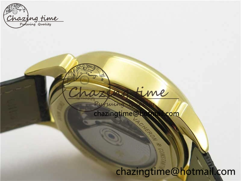 Historiques 5000H YG AIF White Dial on Black Leather Strap A7750