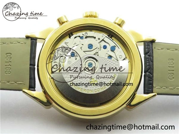 Historiques 5000H YG AIF White Dial on Black Leather Strap A7750