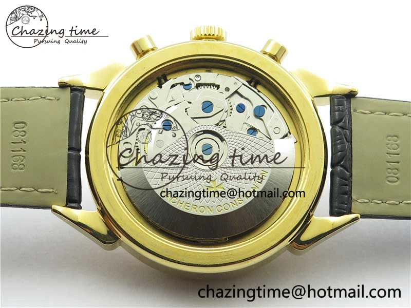 Historiques 5000H YG AIF White Dial on Black Leather Strap A7750