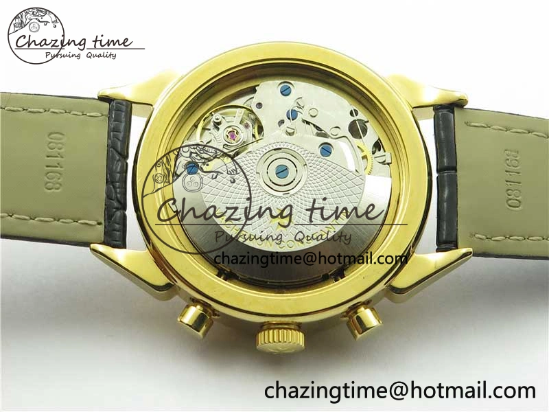 Historiques 5000H YG AIF White Dial on Black Leather Strap A7750