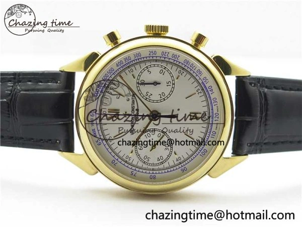 Historiques 5000H YG AIF White Dial on Black Leather Strap A7750