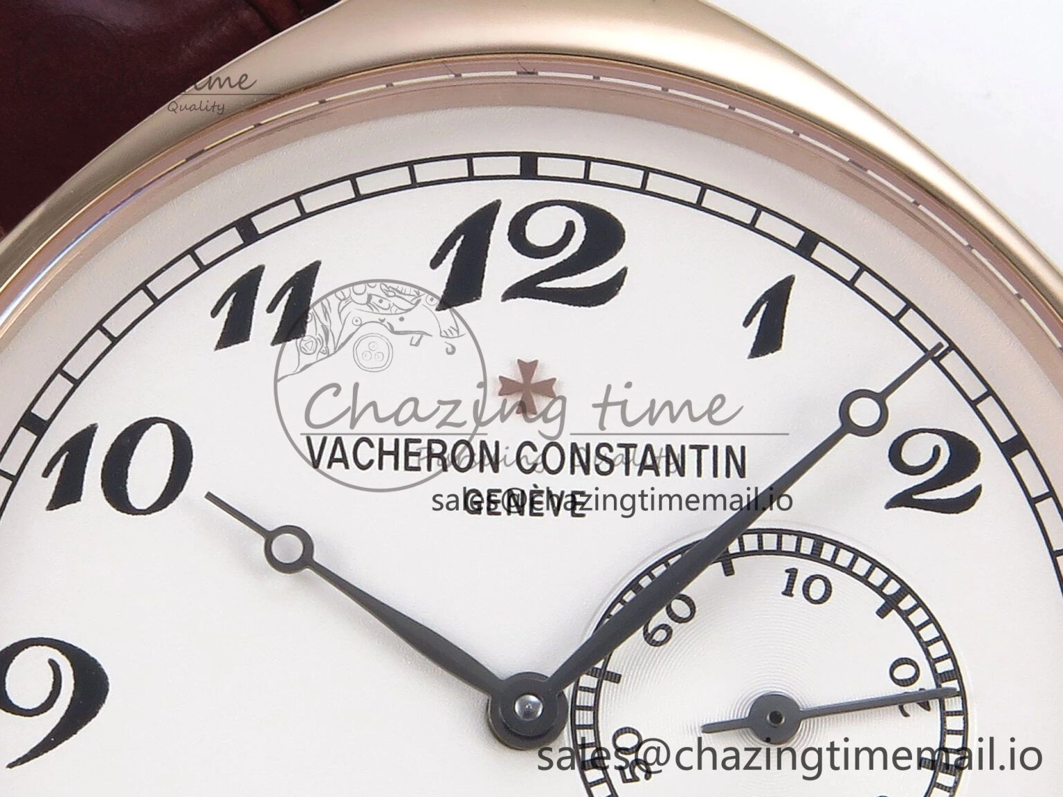 Historiques 82035 000R-9359 40mm RG AIF Best Edition White Dial on Brown Leather Strap A4400