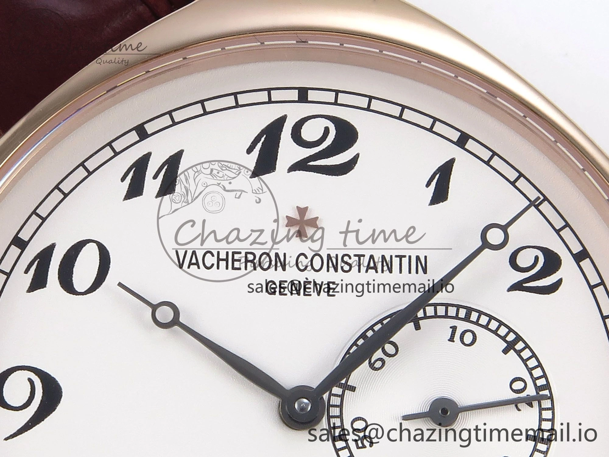 Historiques 82035 000R-9359 40mm RG AIF Best Edition White Dial on Brown Leather Strap A4400