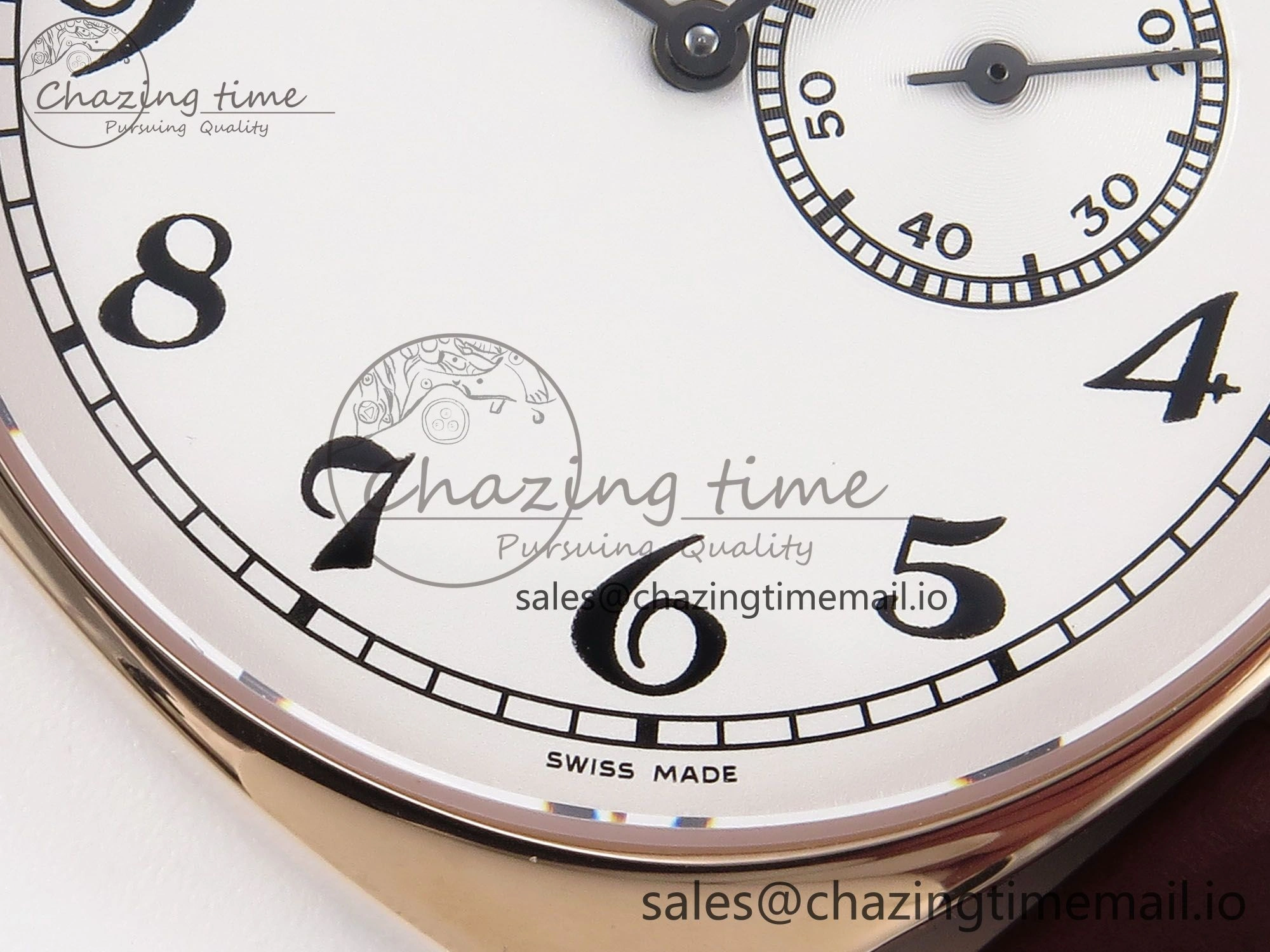 Historiques 82035 000R-9359 40mm RG AIF Best Edition White Dial on Brown Leather Strap A4400