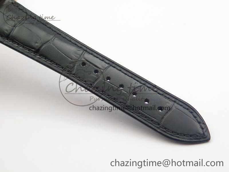 Historiques 86300 RG GSF 1:1 Best Edition Black Dial On Leather Strap MIYOTA9015