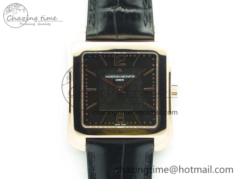 Historiques 86300 RG GSF 1:1 Best Edition Black Dial On Leather Strap MIYOTA9015