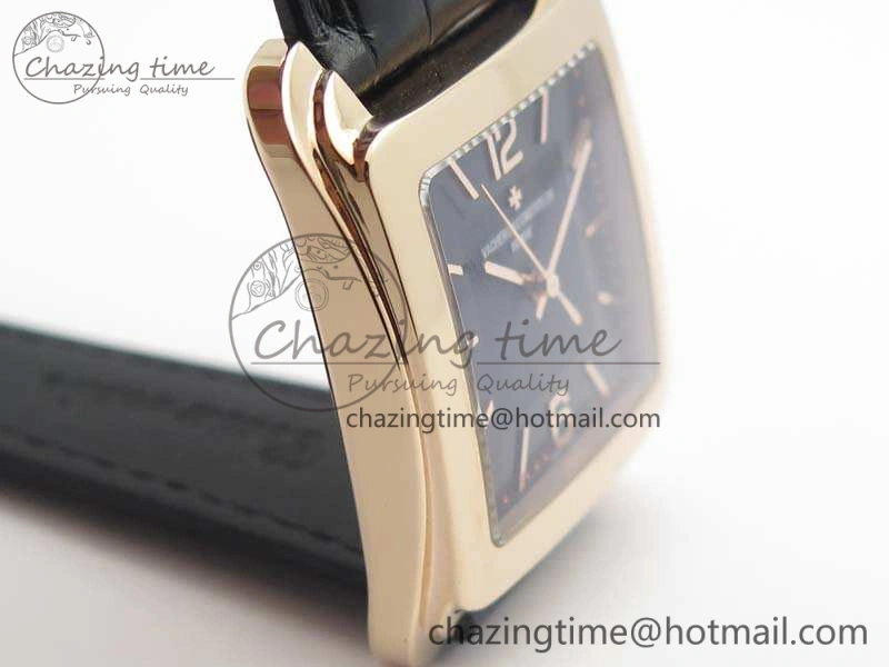 Historiques 86300 RG GSF 1:1 Best Edition Black Dial On Leather Strap MIYOTA9015